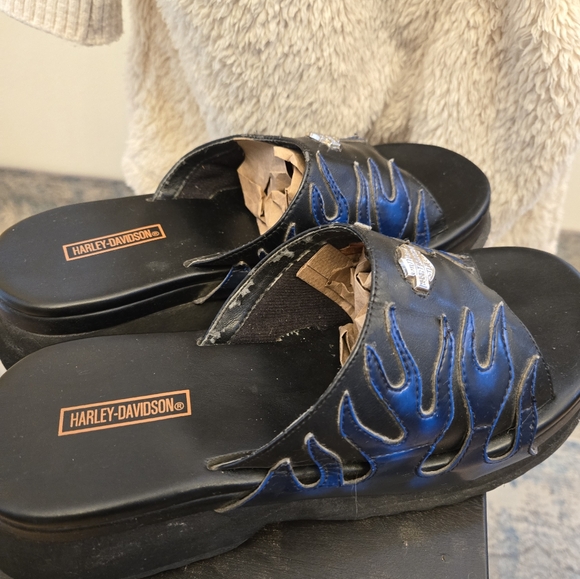 Vintage Harley Davidson Summer Sandles - Picture 3 of 8